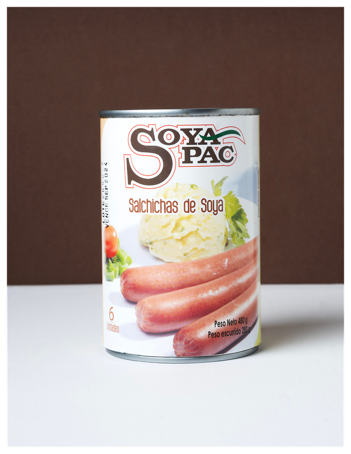 Soyapac Salchichas de soya Enlatadas, 480 g
